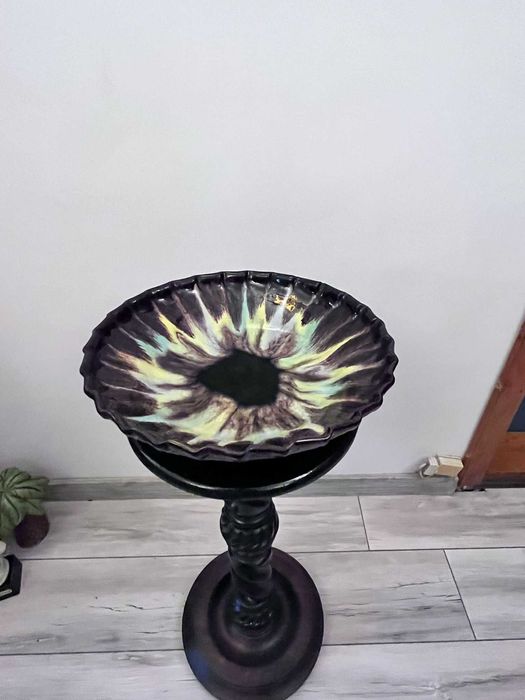 Centru de masa mare majolika Austria bibelou marcat bibelouri ieftin