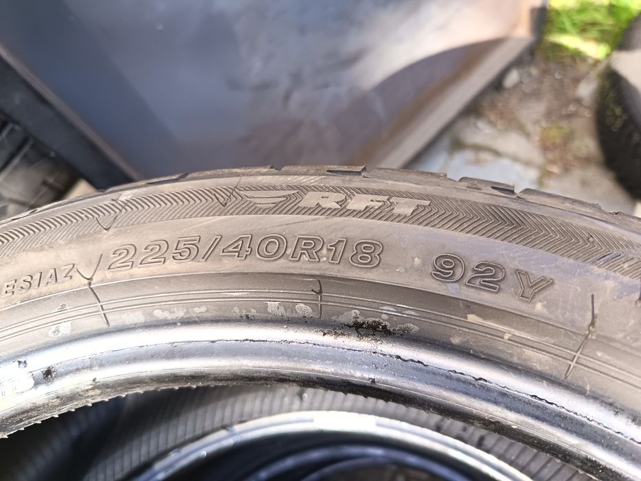 Anvelope vara 225 40 18 cu 245 35 18 Bridgestone runflat 2018
