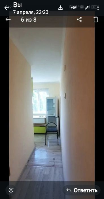 Сдаеться квартира  1комн. Иляеаа