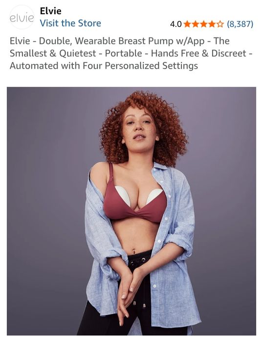 Elvie pump - Pompa san Hands Free (dubla)