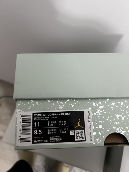 Nike Jordan 4 Retro Seafoam Sail (43)