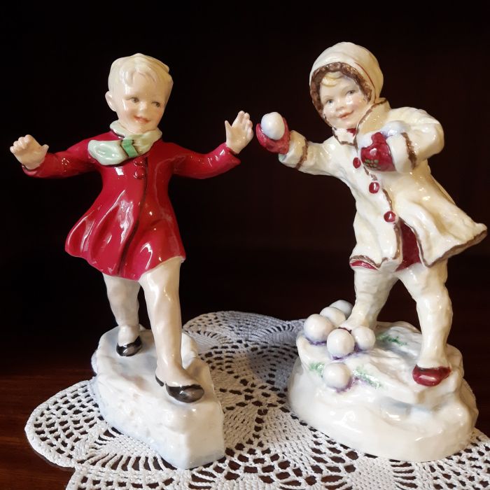 Фарфоровые статуэтки Royal Worcester