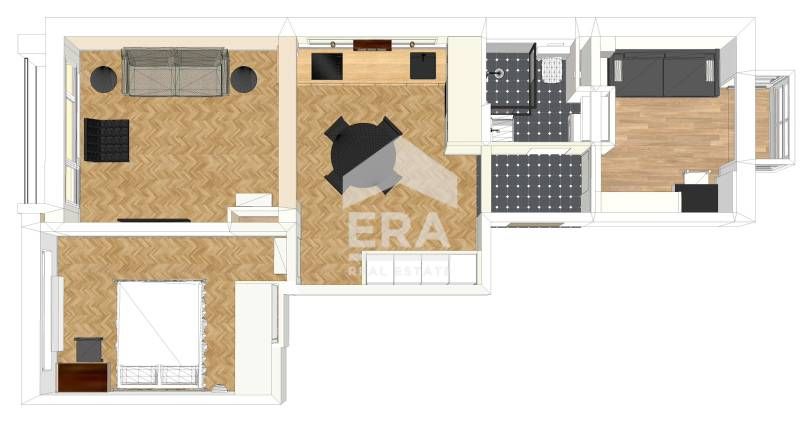 Дава се под наем Тристаен апартамент в София, Център - 75 кв.м за 1000 € - Снимка #6