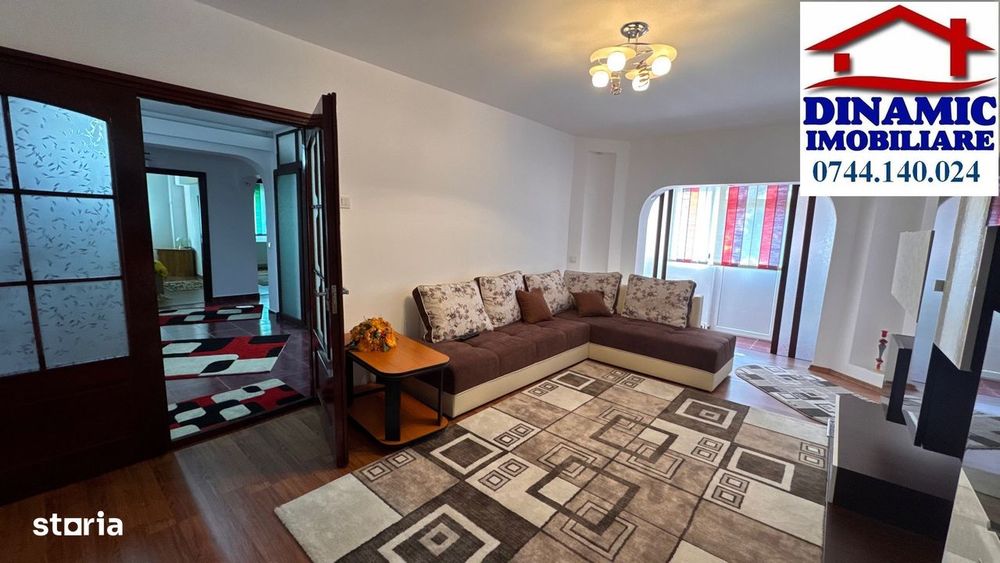 Apartament 3 camere, decomandat, 80 mp – parter înalt – 430 €/lună