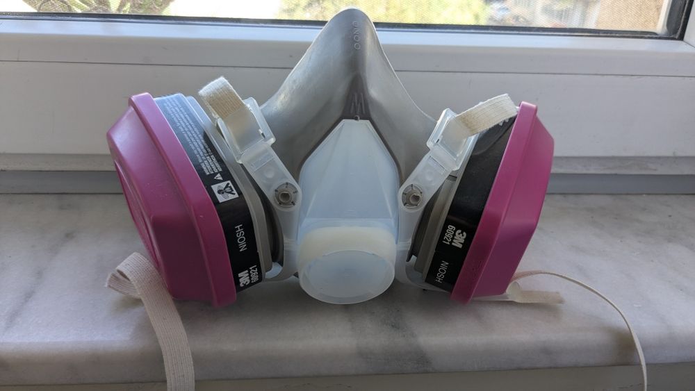 Mască vopsitorie / protecție chimică 3M