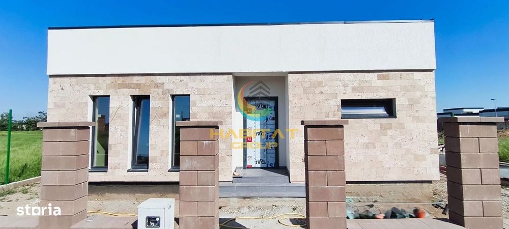 Casa moderna  | 2 dormitoare | 2 bai | 375 mp teren