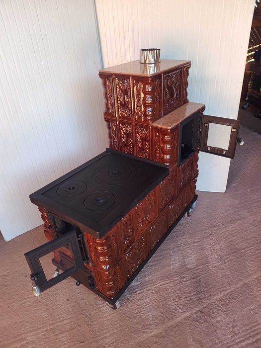 Soba de teracota cu plita de gatit 4 randuri - direct producator