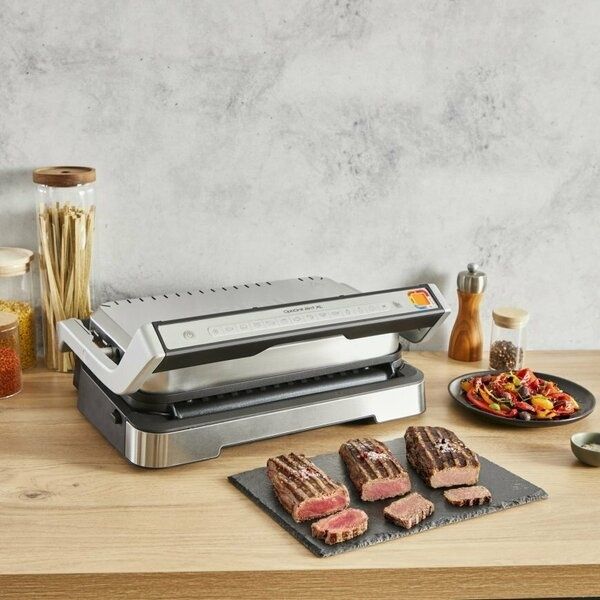 Гриль Tefal OptiGrill 2in1 Inox, (GC773D10), мощность 2100Вт