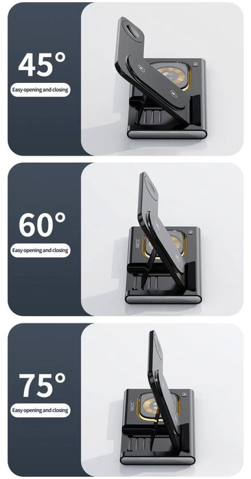 Incarcator magnetic 4 in 1, pentru Apple/iPhone/AirPods/AppleWatch