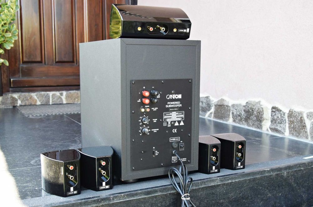 Sistem 5.1 Canton Movie 85 CX, subwoofer activ + 5 boxe