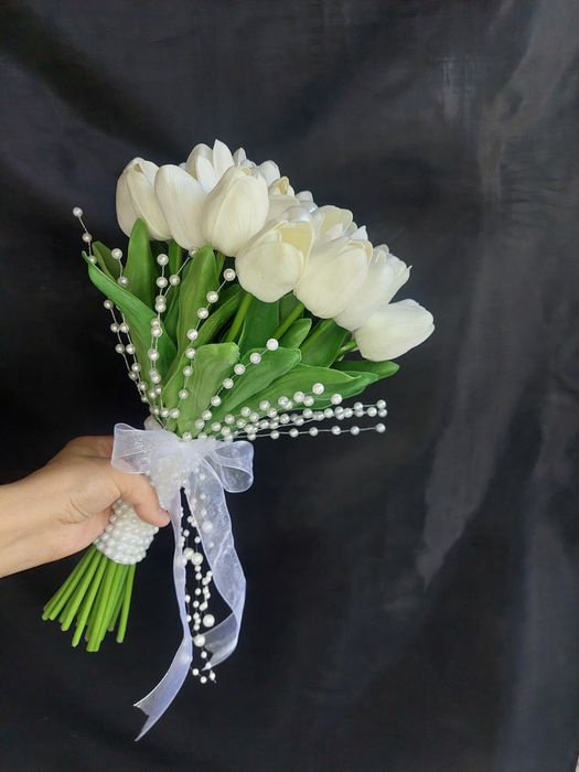 kelin buketlari sun'iy guldan