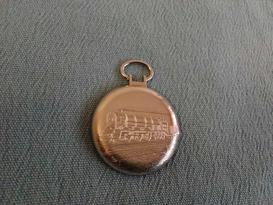 Сребриста каса за джобен часовник (27 mm)