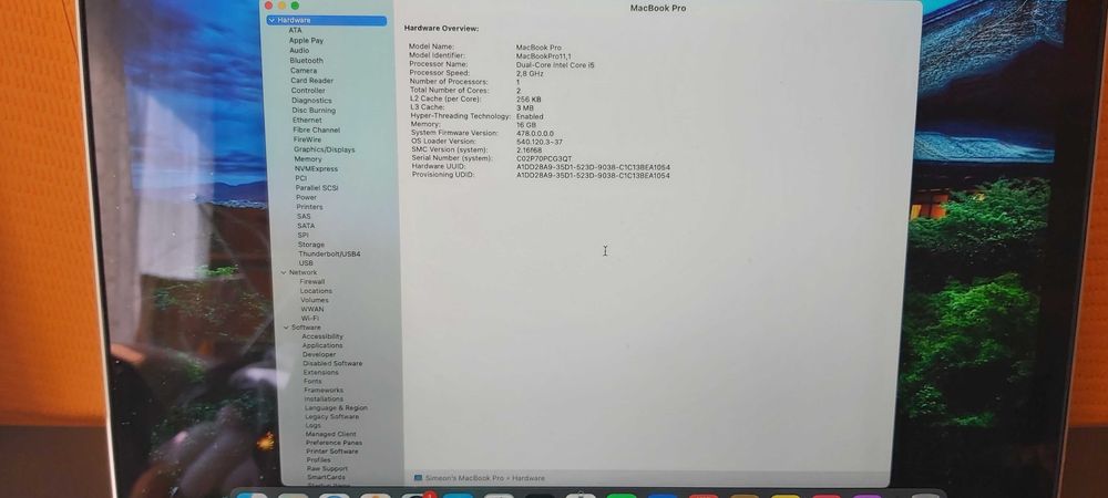 Apple Macbook Pro A1505