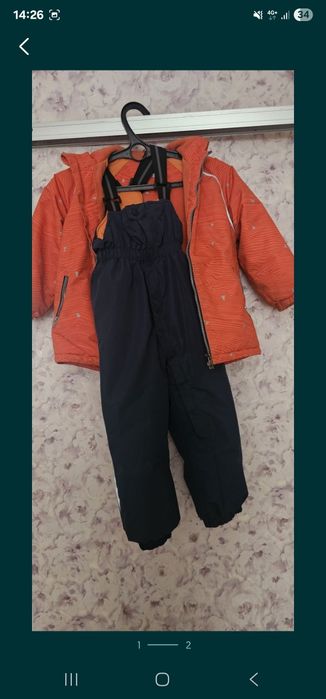 Продам демисезонный комбинезон на мальчика, размер 110-116.