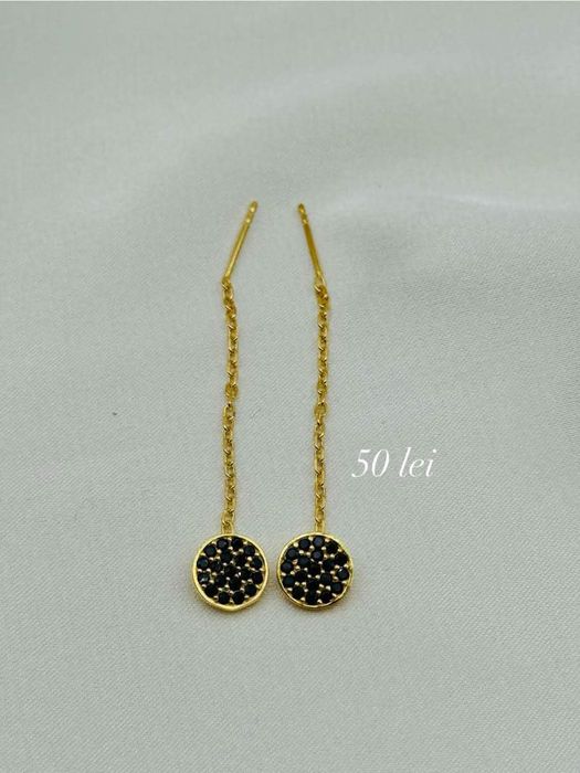 Cercei argint cu fir