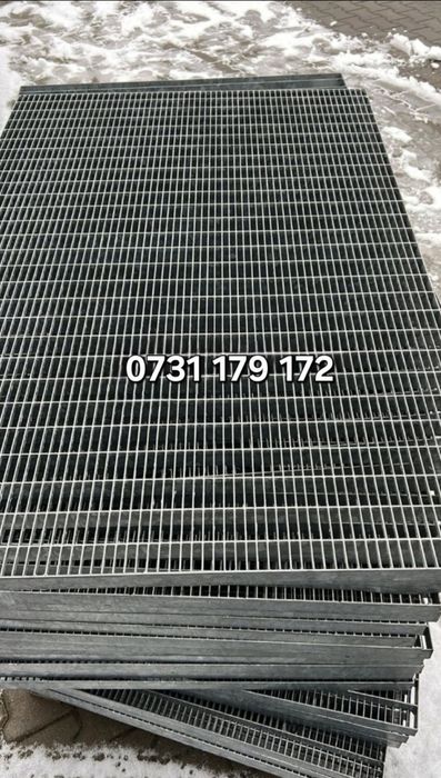 Grilaje zincate galvanizat cu înălțime de 4 cm