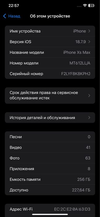 iPhone Xs Max 256gb