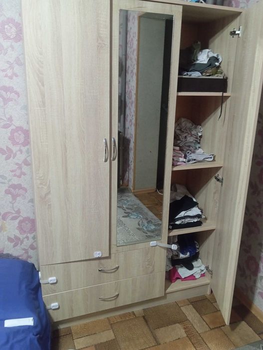 Шкаф для одежды с зеркалом