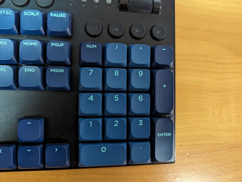 Set taste key caps low profile