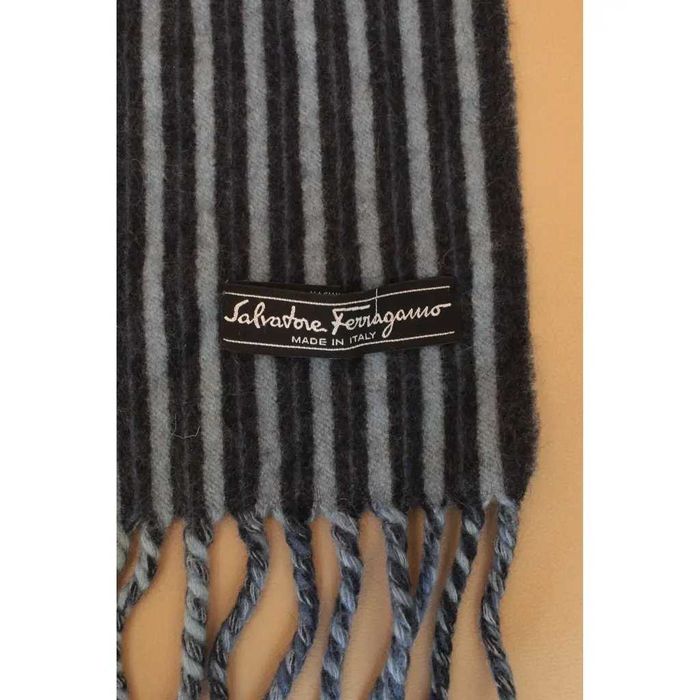 100% кашмир Оригинален мъжки шал Salvatore Ferragamo