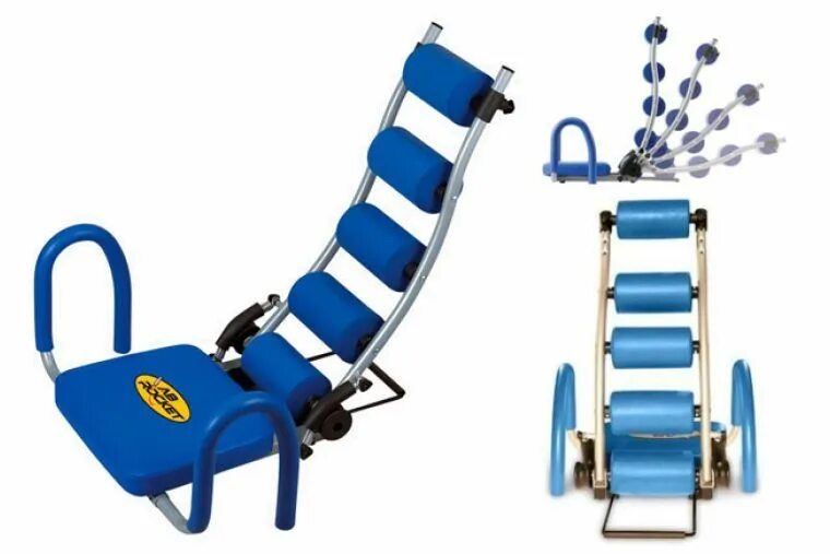 Тренажёр для пресса AB Rocket + эспандеры