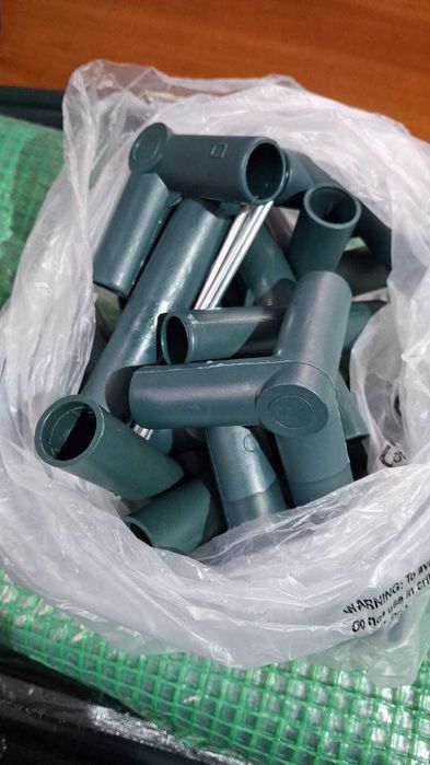 Mini sera LARMNEE, 128x70x170 cm, verde si transparent