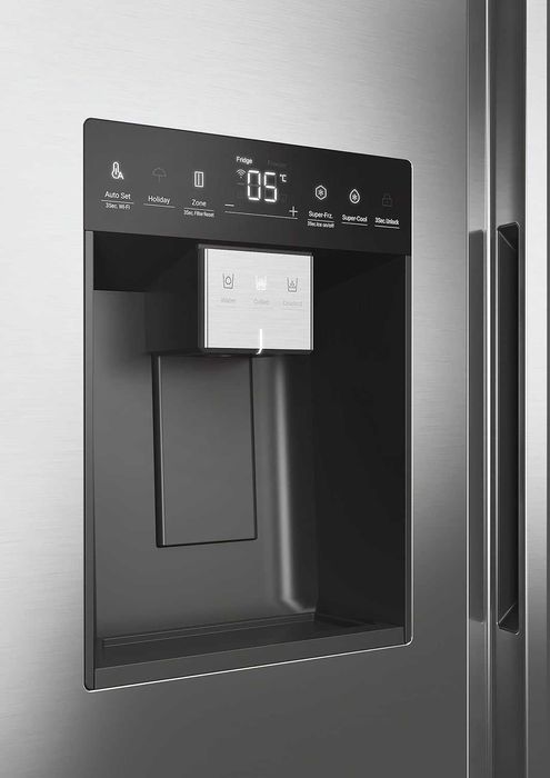Нов инверторен хладилник с фризер Haier Side by Side 90 Series 5 HSW59F18EIMM / Total No Frost / Smart hON диспенсър/ледогенератор