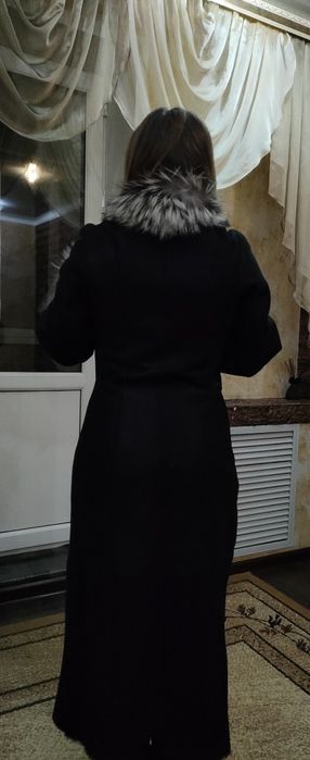 Продам дубленку мутон с чернобуркой