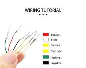 Spoiler / Eleron auto LED  1,3 m / full function