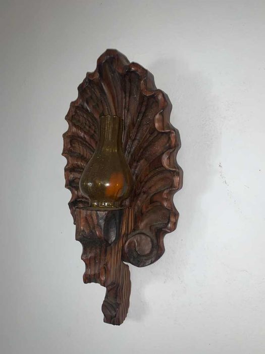 Aplicație de perete cu lumanare