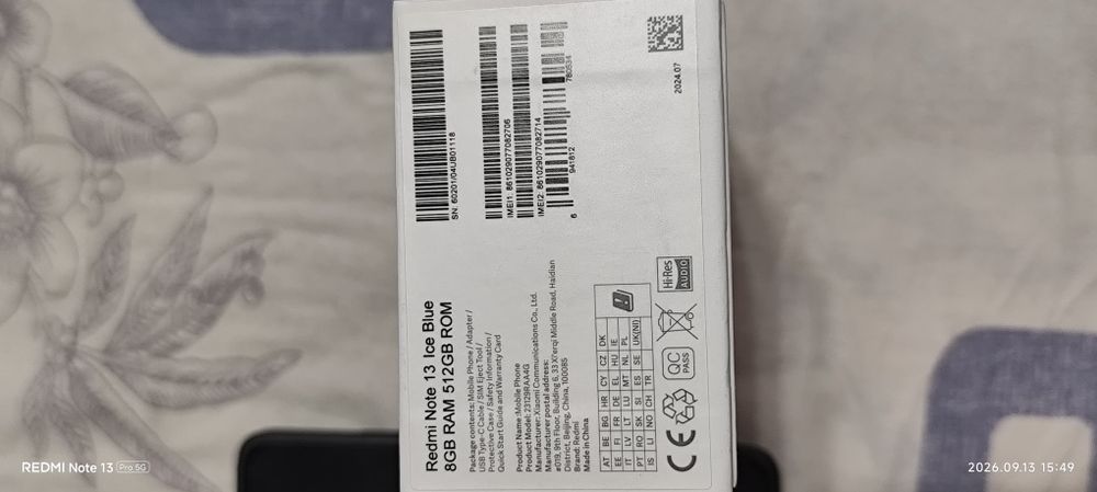 Продам REDMI NOT 13 512 g