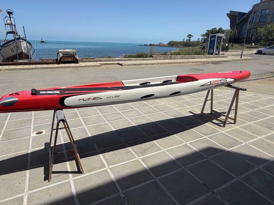 Full Carbon Race SUP 14x23 / Standup-Paddleboard / Surf / Съзтезателен СЪП Карбон / Професионален Падъл борд 14 х 23