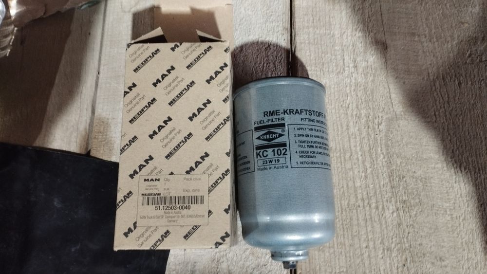 ТоФильтр топливный Iveco Volvo MAN Renault М16*1.5