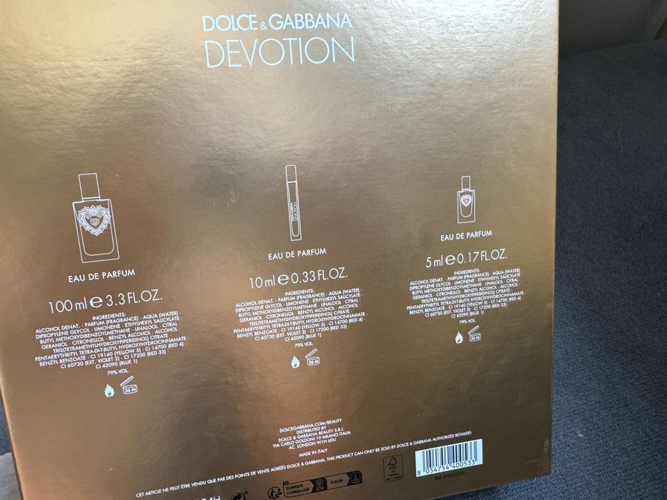 Сет от 3 парфюма Dolce&Gabbana Devotion