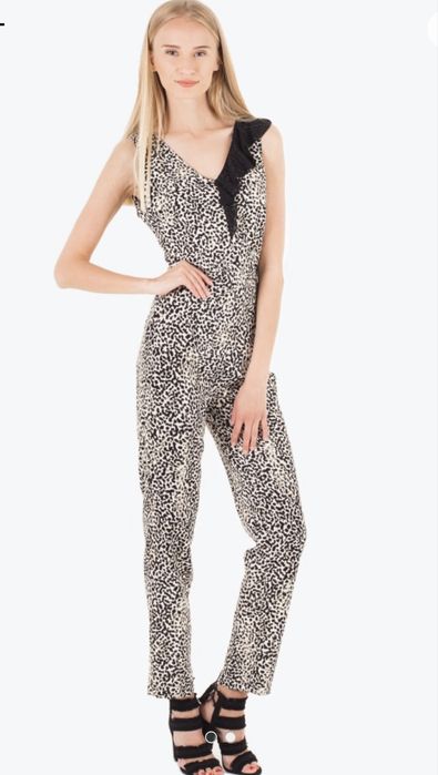 Salopeta Guess, XS, animal print, noua cu eticheta