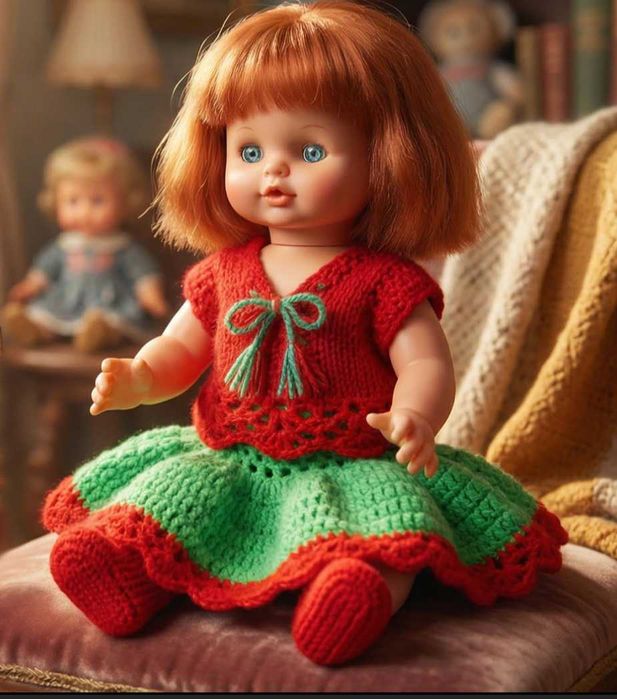 papusa plastic de 38 cm