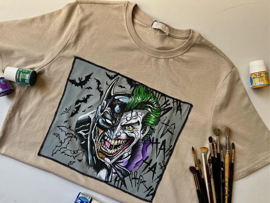 Футболка с росписью