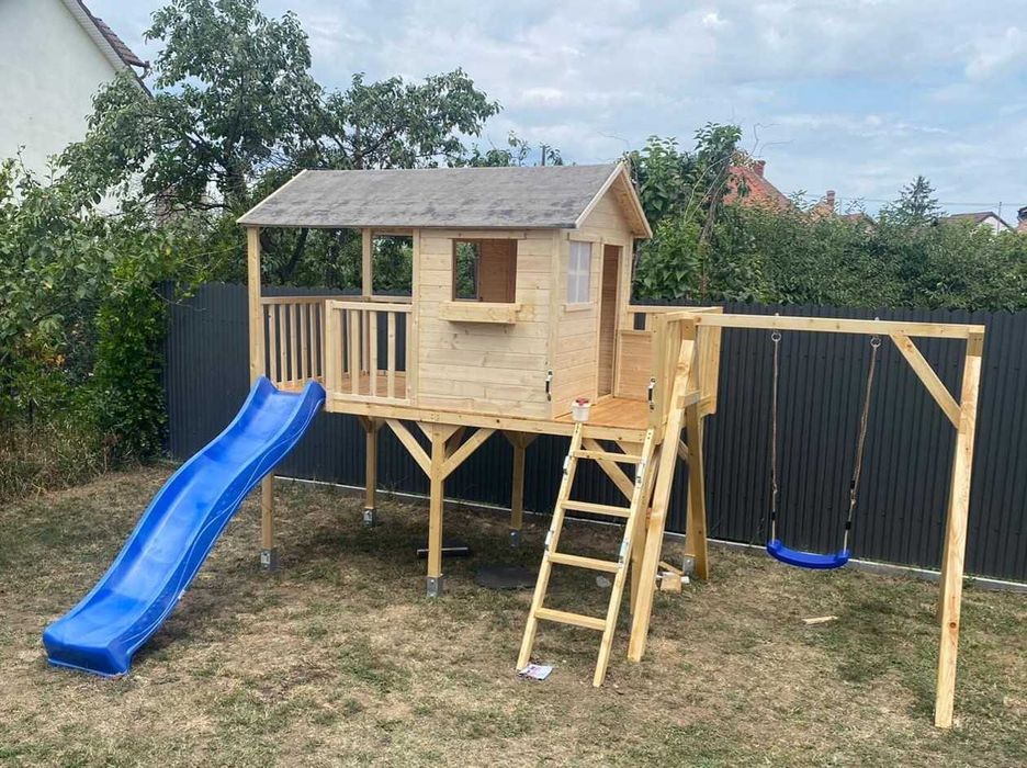 Casute de joaca (din lemn) pt copii