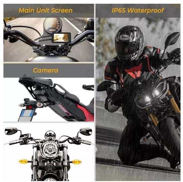 Мото регистратор с Wi-Fi, GPS HD 1080P