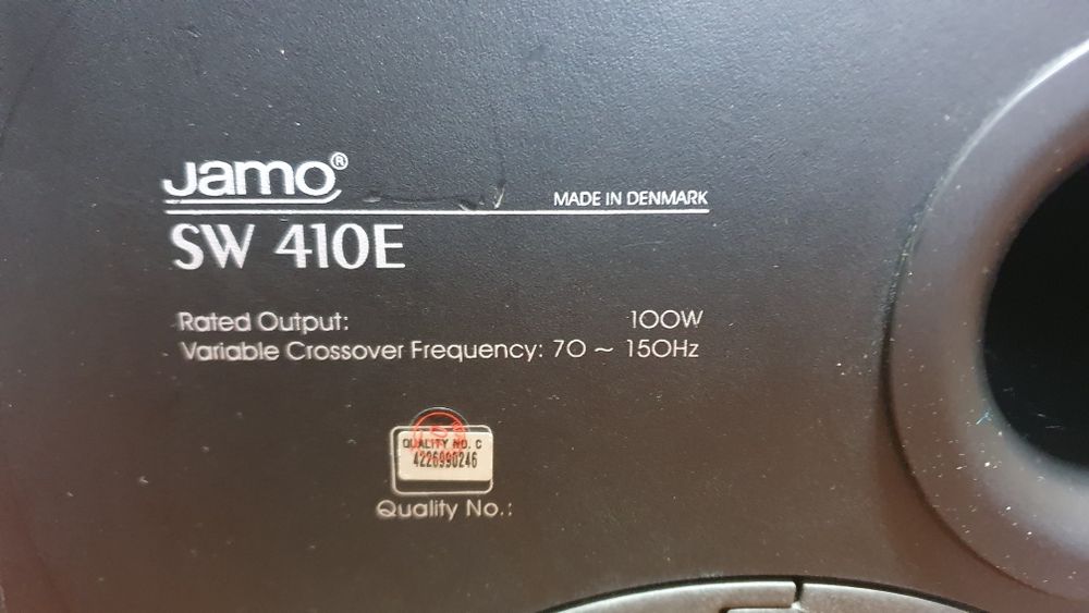 Subwoofer Jamo sw 410 e