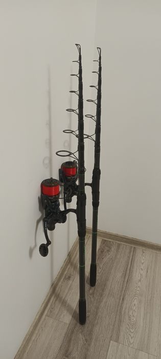 Set 2 Lansete Crap Robinhan Dexter 3.9m + 2 AVIATOR DP70