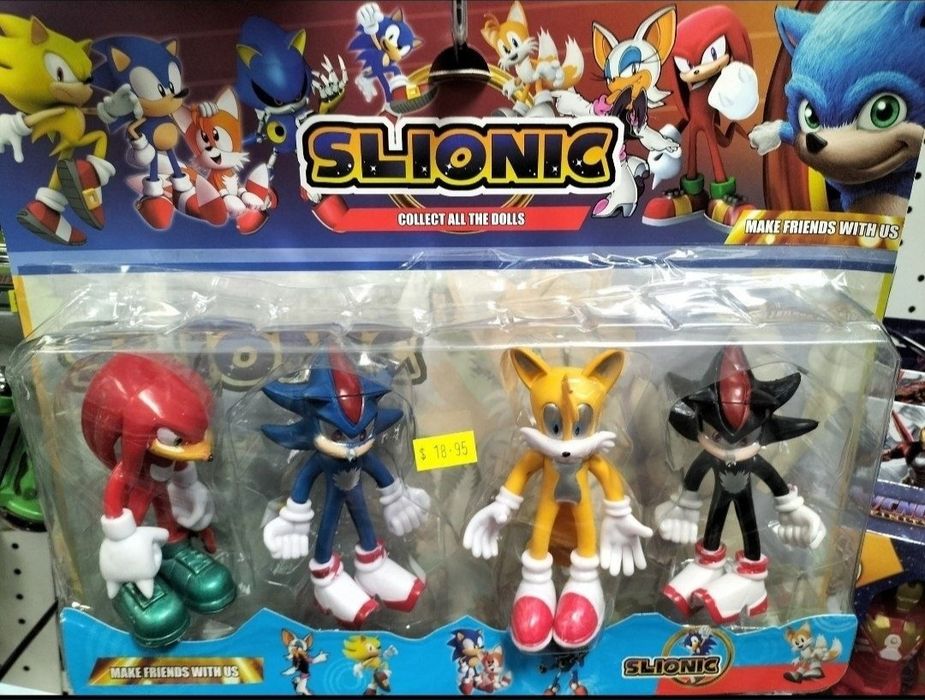 SONIC главных героев уникальные фигурки