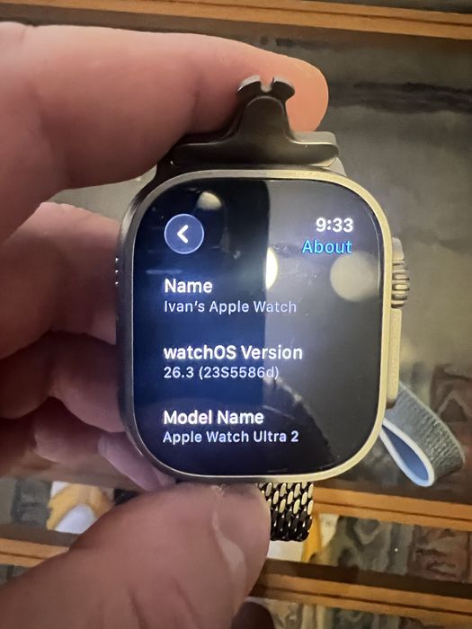 Apple watch ultra 2 natural titanium