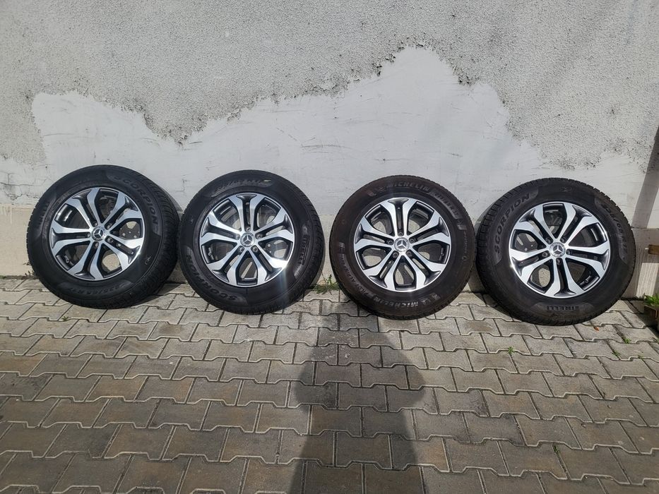 Jante aliaj originale Mercedes GLC, Vito/Viano,  anvelope Pirelii/ 235 65 17