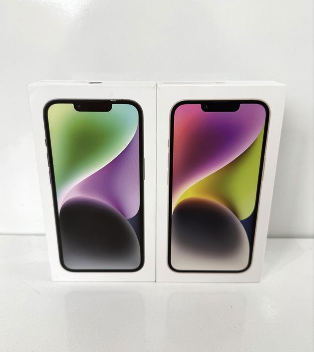 НОВ! iPhone 14 128GB Black / Starlight 2г.ГАРАНЦИЯ!