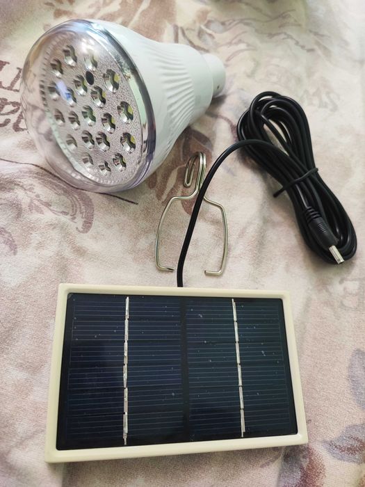 Соларна къмпинг LED лампа