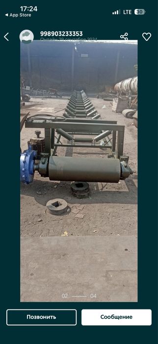 Konverniy lenta rolik baraban labo mashina bortiga lenta