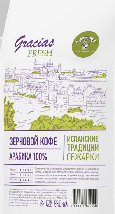 Кофе зерновой арабика