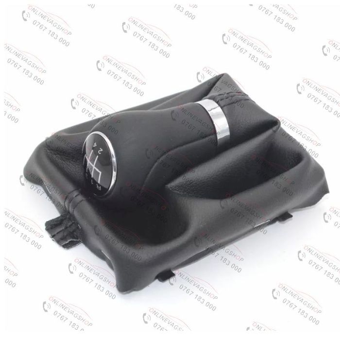 Nuca piele + manson schimbator Audi A4 B8 A5 A6 4F Q5 in 6 viteze