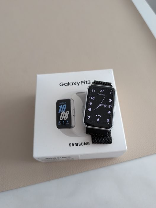 Bratara fitness SAMSUNG Galaxy Fit3, Android, Silver